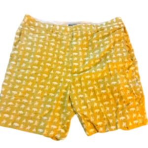 BREESE Native American Motif Warrior Shorts